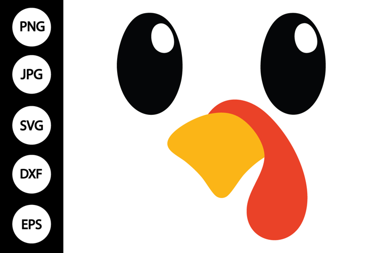 Turkey Face Svg Image 7