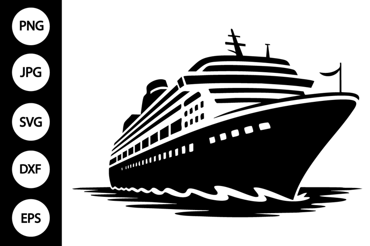 Cruise Ship Clipart Image 3