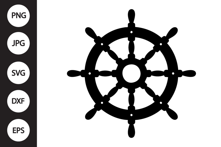  Ship Wheel SVGs Image 5