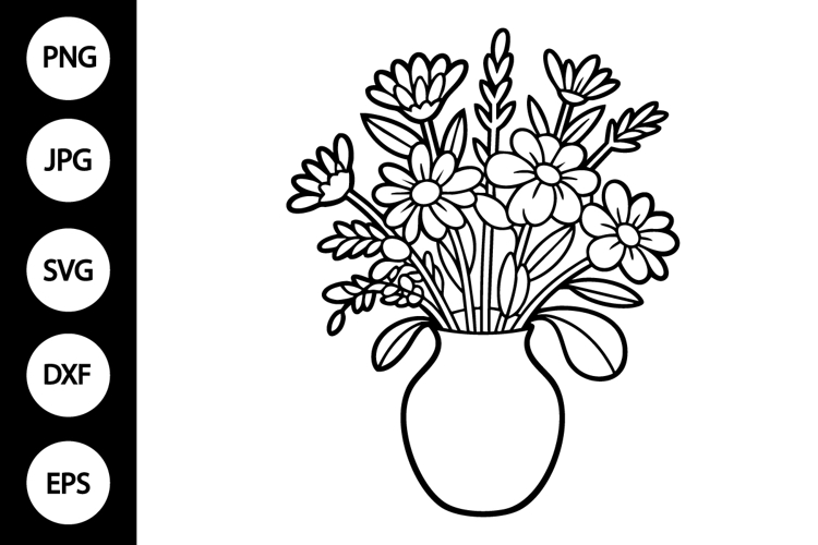 Vase Silhouette Image 4