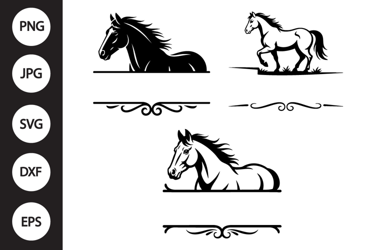 Horse Monogram Svg Image 9