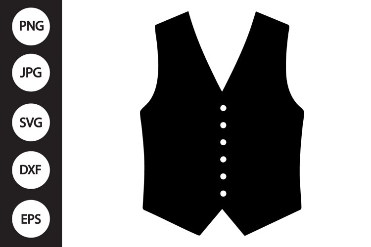 Waistcoat SVG example image 1