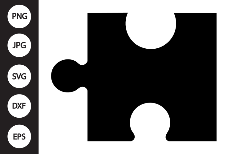 Puzzle Piece Silhouette Image 2