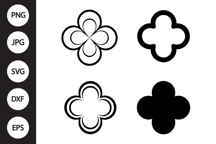 Quatrefoil Shape SVG, Quatrefoil Shape Clipart