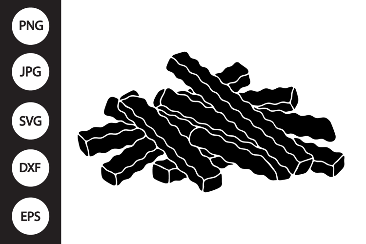 Crinkle Fries SVG