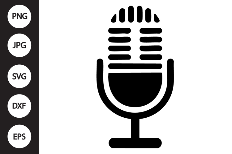 Microphone Silhouette Image 10