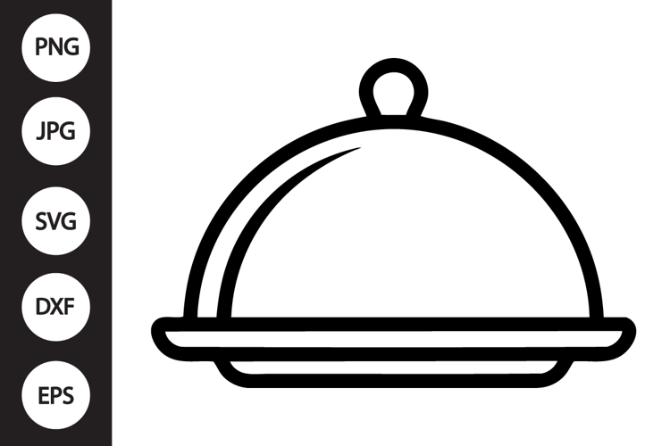 Restaurant Cloche SVG