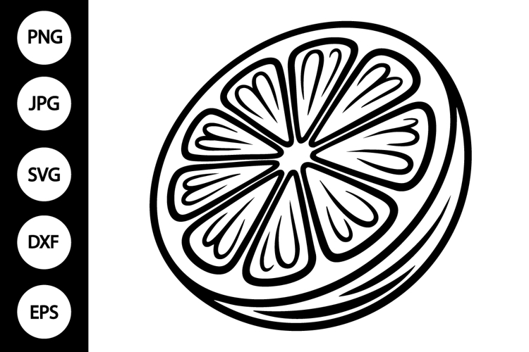 Lemon Slice Svg Image 8