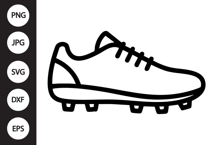 Soccer Shoe SVG example image 1