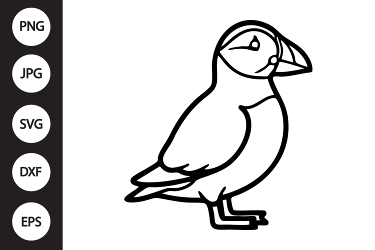 Icelandic Puffin SVG