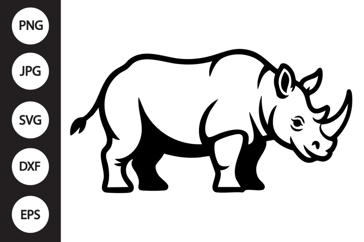 Rhino Silhouette Image 15