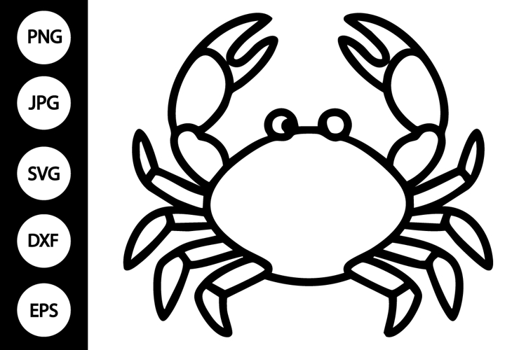 Crab Silhouette Image 2