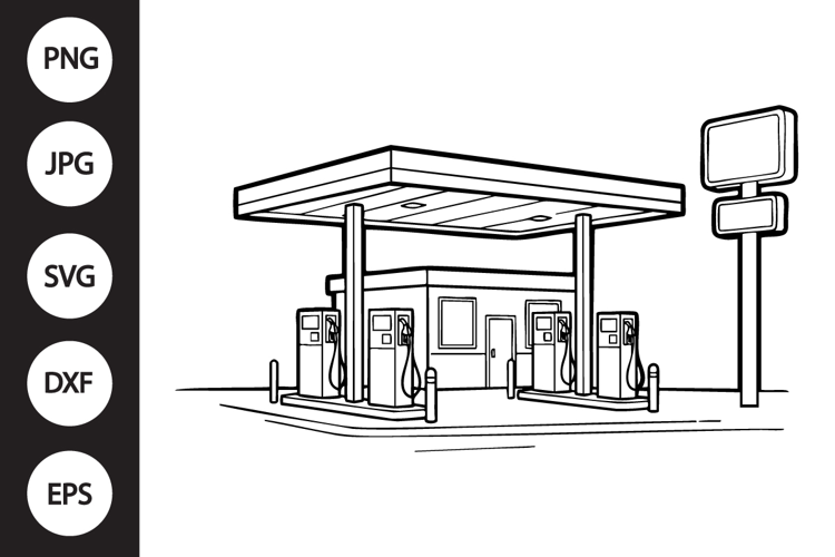 Gas Station SVG