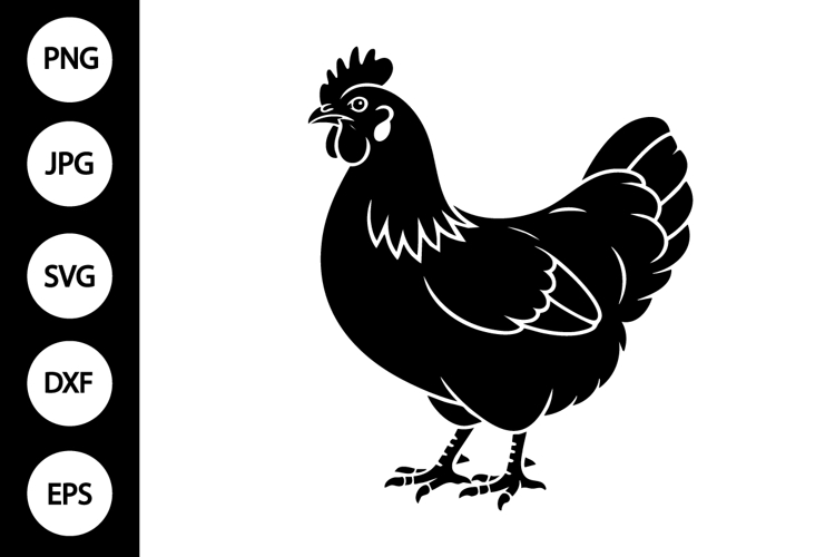Chicken Silhouette SVGs Image 2