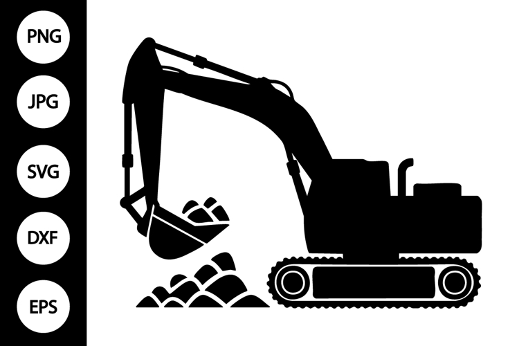 Excavator Svg Image 15