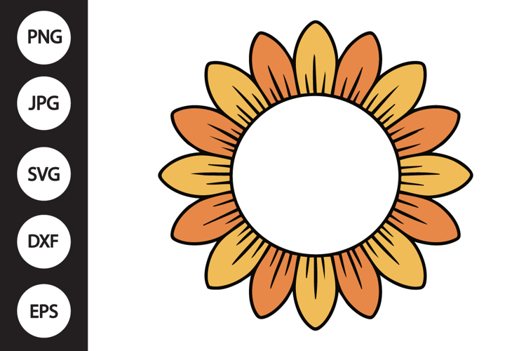 Sunflower Monogram SVGs Image 2