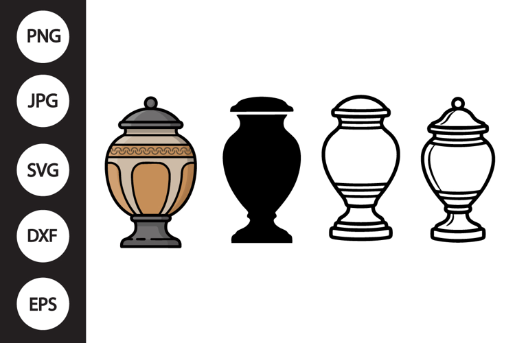 Urn SVG, Urn Clipart