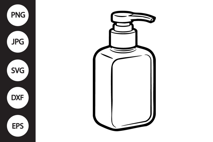 Hand Sanitizer SVG example image 1