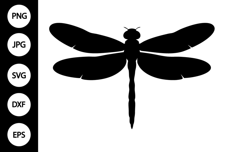 Dragonfly Silhouette Image 2