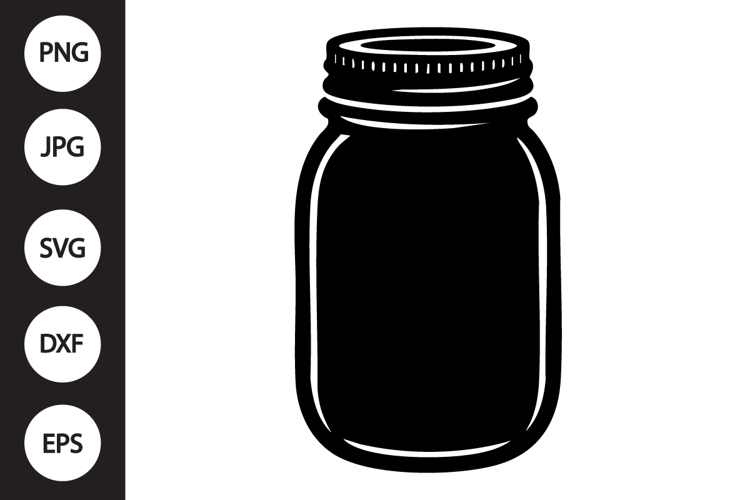 Mason Jar Clipart Image 3
