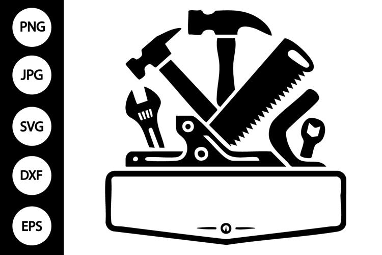 Carpenter Tools Monogram SVG, Carpenter Tools SVG (6567251)
