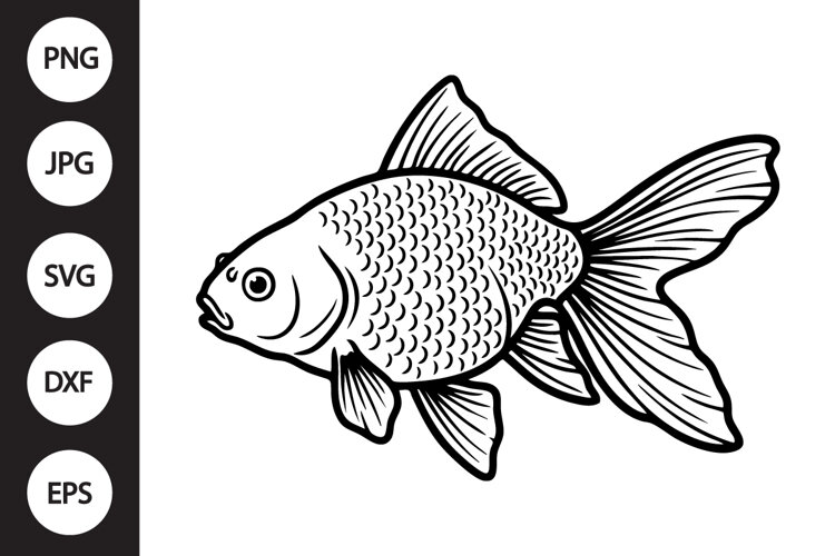 Gold Fish SVG example image 1