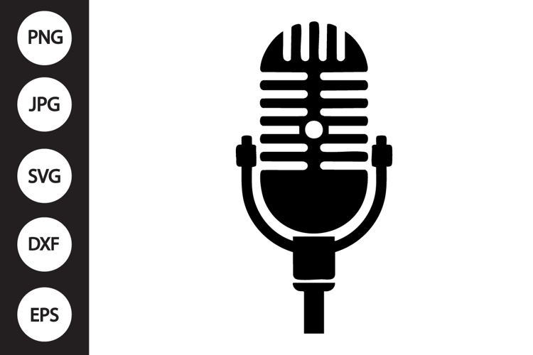 Microphone Silhouette Image 7