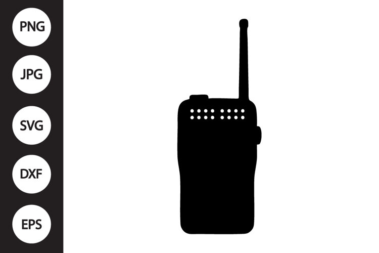 Walkie Talkie SVG example image 1