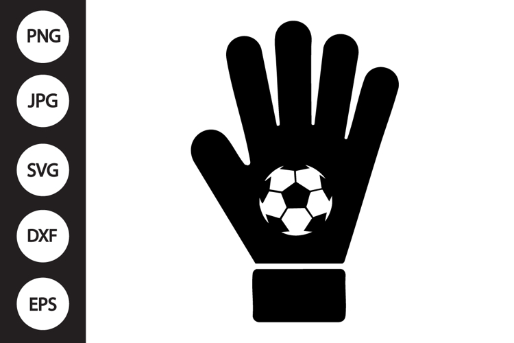 Goalkeeper Glove Silhouette SVG