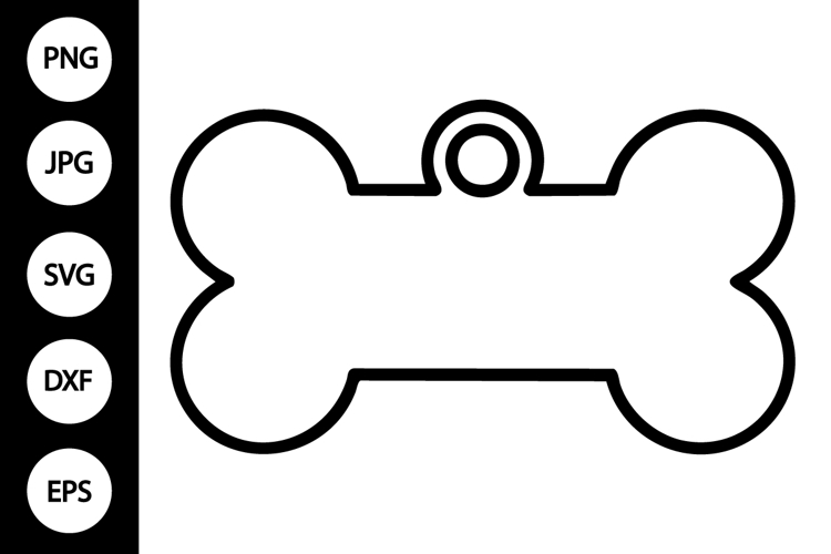 Dog Bone Silhouette