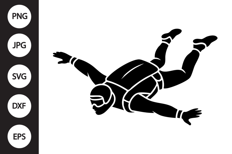 Skydiving Silhouette Image 6