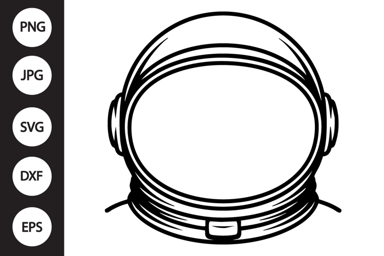 Astronaut Helmet Svg 