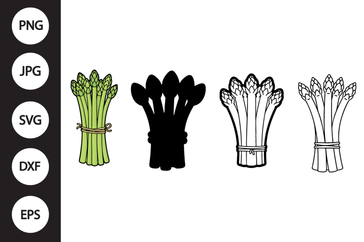 Asparagus SVG, Asparagus Clipart