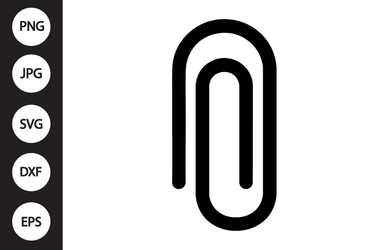 Paper Clip SVG example image 1