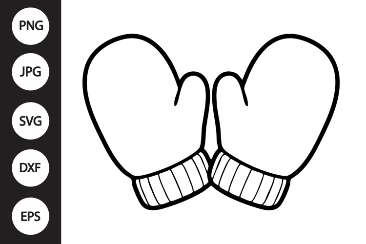 Winter Mittens SVG