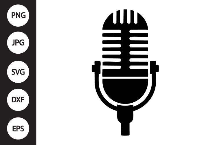 Microphone Silhouette Image 6