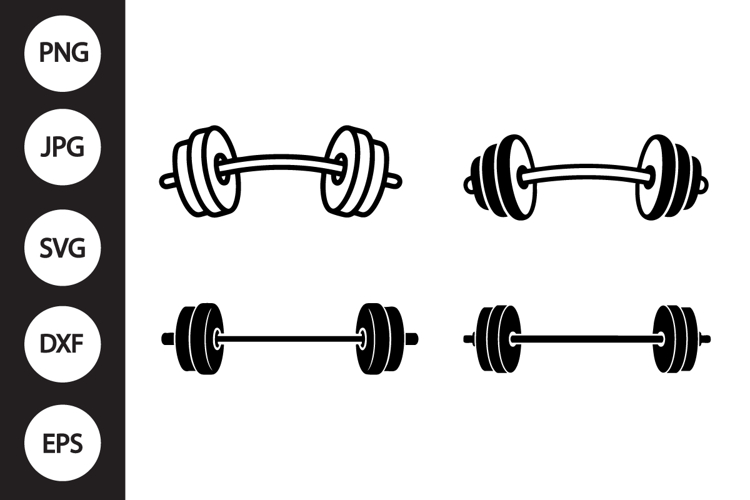 Barbell Silhouette
