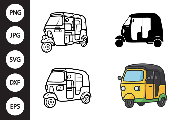 Tuk Tuk SVG, Tuk Tuk Clipart