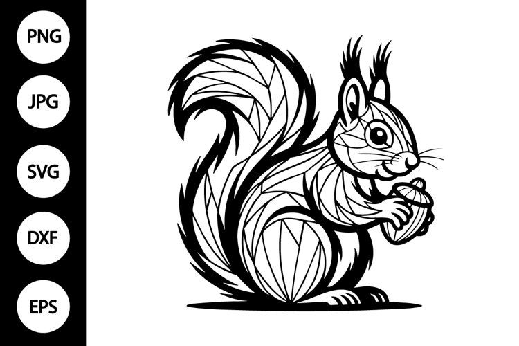 Squirrel Silhouette Image 9