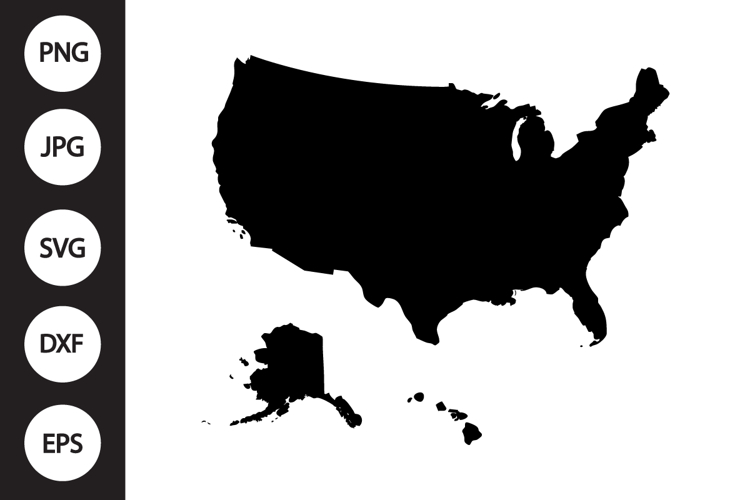 Usa Map Clipart Image 2