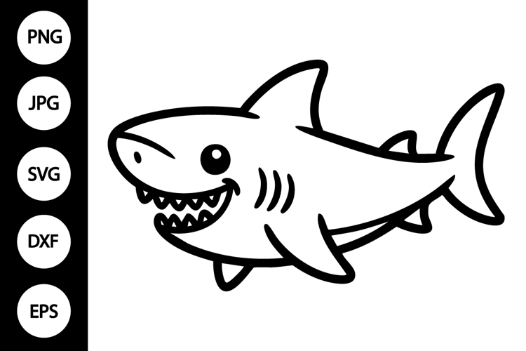 Shark Silhouette Image 6