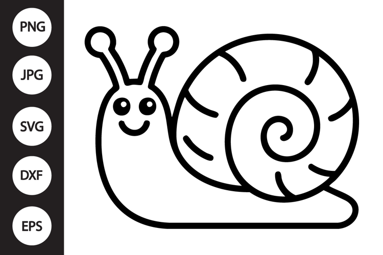 Snail Silhouette Image 13