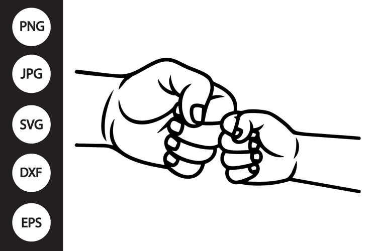 Fist Bump Clipart Image 4