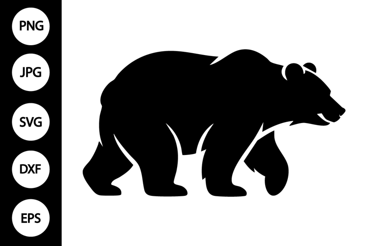 Bear Silhouette SVGs Image 19