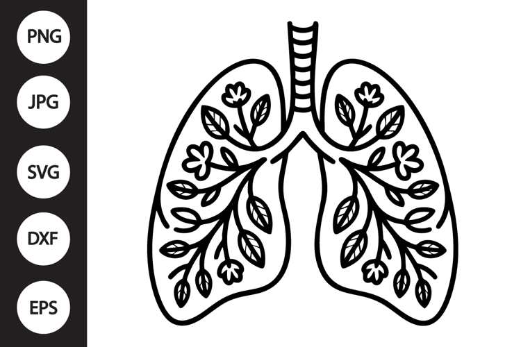 Lungs Clipart Image 6