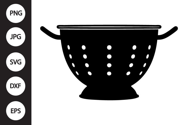 Kitchen Colander SVG