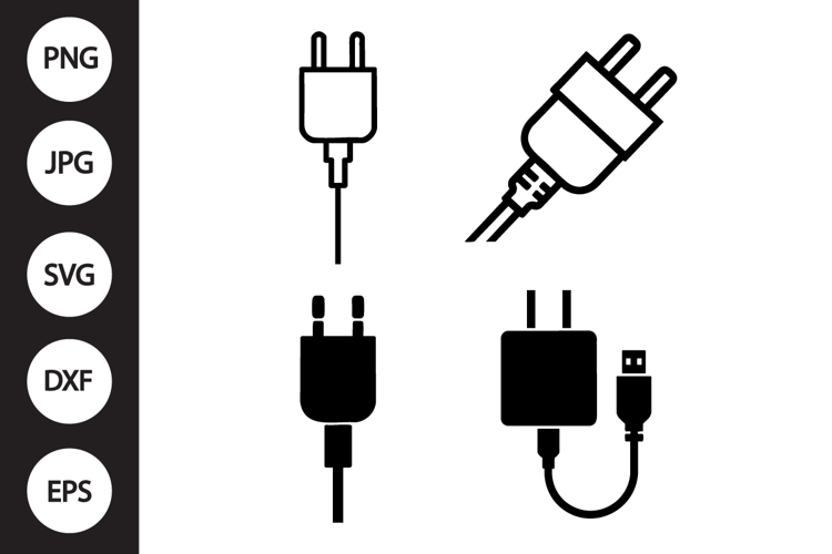 Phone Charger SVG, Phone Charger Clipart
