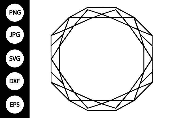 Hexagon Clipart Image 22