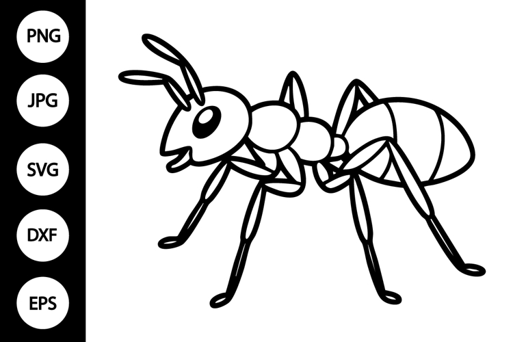 Ant Silhouette Image 9
