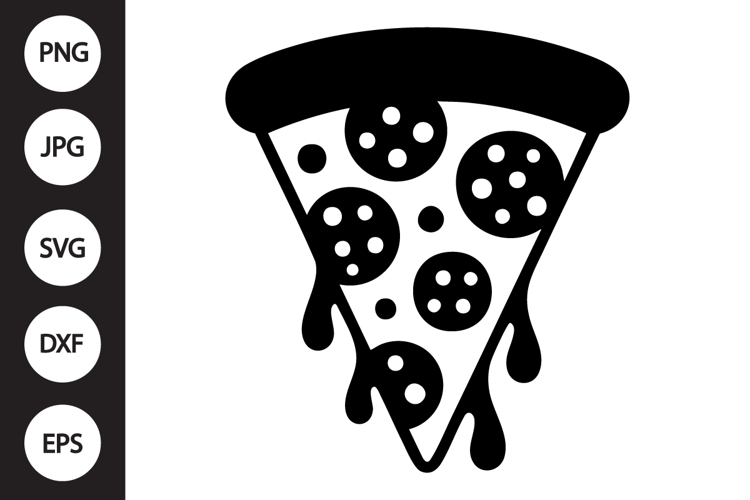 Pizza Silhouette SVG